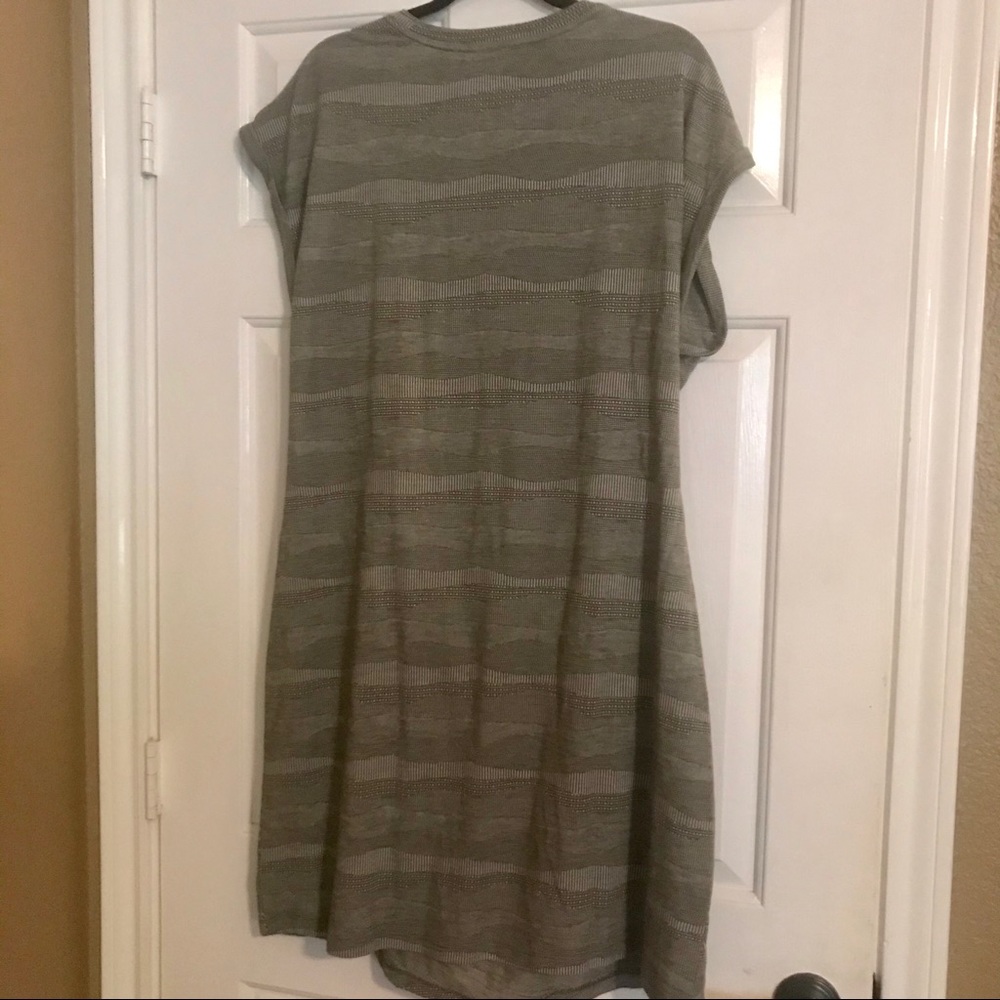 Time and Tru Side Tie Knit T-shirt Dress XXL - Picture 4 of 6